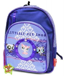 Littlest Pet Shop Official Backpack Bag Purple Cute New