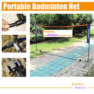 Portable Beach Volleyball Badminton Football Tennis Net with Carrying 