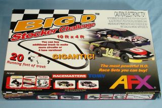   Afx HO Scale Big D Stocker Challenge Slot Car Racing Set #9950 Box Lid
