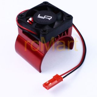 Yeah Racing 540 Motor Heat Sink with Cooling Fans for 1 10 RC Car Ya 