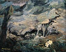 Babi Yar. Oil on canvas, collection of the Spertus Museum , Chicago 