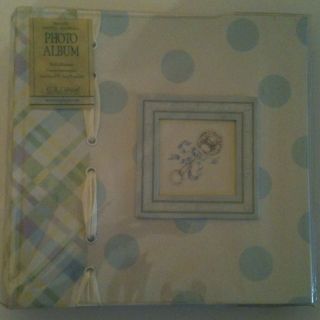 New Baby Boy Photo Album for 200 Pictures and Custom Caption Space 