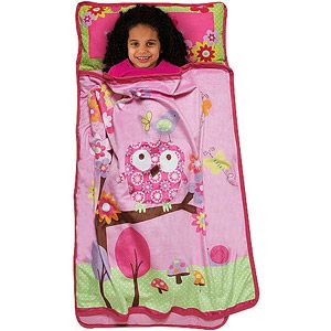 Girls Nap Mat Toddler Slumber Bag Childs Blanket Pillow
