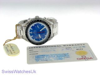Omega Speedmaster Schumacher Blue Automatic Gents Watch
