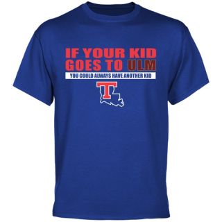 Louisiana Tech Bulldogs Options T Shirt Royal Blue