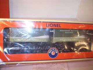 Lionel PS 4 Flat Car with Trailers Fac Ptd Northern Pacific Item 6 