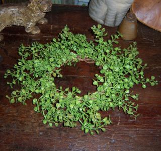   Green Baby Tears Peppergrass Ring Wreath Sprig Artificial Plant