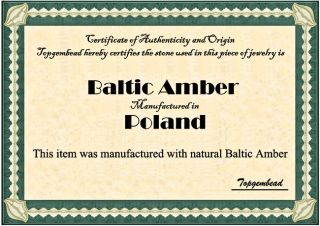 Natural Genuine Authentic Baltic Amber Gemstone 20x15x6mm Pendant Bead 