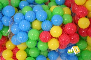 New 300 Soft Plastic Ball Pit Inflatable Play Kid Toy Bright Color Pet 