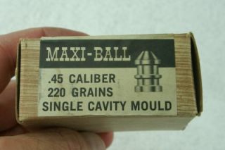 thompson center arms maxi ball bullet mold 45 cal g1