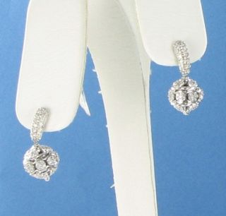   Yurman Sterling 925 Pave Diamond Ball Dangle Earrings New $2650