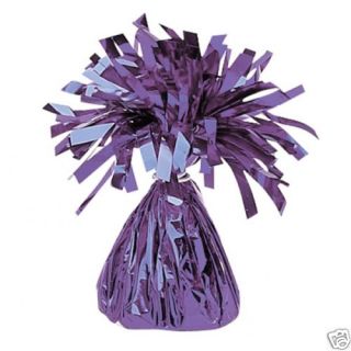 Purple Foil Balloon Weights Halloween Wedding Etc