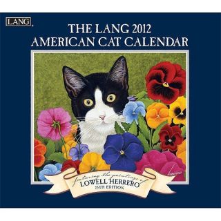 The LANG American Cat Kitty 2012 CALENDAR Art by Lowell Herrero Item 