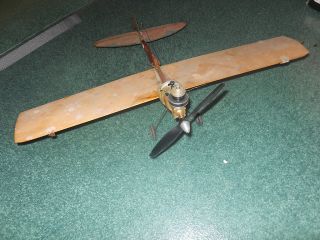 Aircraft Model Balsa Wood Airplane Circa 1950S