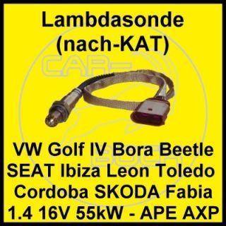 Lambdasonde Nach Kat VW Golf 4 1 4 16V 55KW Ape AXP