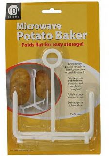 Microwave Vertical Potato Baker 4 Prong Stand