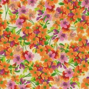 Half Yard Cut ~ Flower Garden by Joan Pace Baker