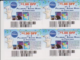 20 Coupons $1.00 Off Any 2 Pillsbury Baking Mixes Or Frostings 4/30/13