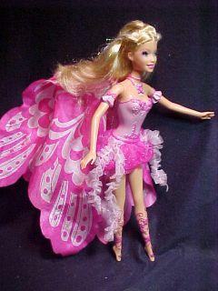 Barbie Fairytopia Mermadia Elina Doll with Large Pink Wings