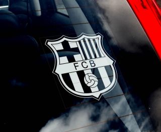     Football Car Window Sticker   Soccer Futbol Club Barça Barca Sign