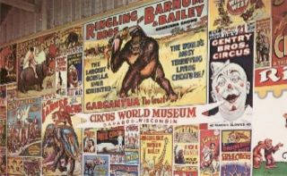 Circus Posters Circus World Museum Baraboo Wi Postcard