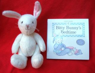   Girl BITTY BUNNY Plush RABBIT Bitty Baby Bunch Stuffed 5 Book RETIRED