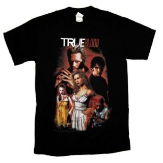 True Blood Vampire Cartoon Cast TV Show T Shirt Tee
