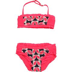 Little Marc Jacobs Tou Can Do It Pull On Ruffled Smocked Bandeau 