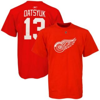 Detroit Red Wings Reebok Pavel Datsyuk Jersey T Shirt sz XL