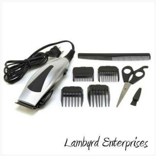 PIECE ELECTRIC PROFESSIONAL BARBER HAIR CUTTING TRIMMER CLIPPER 