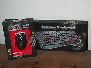 Azza Gaming Keyboard and Gaming Mouse