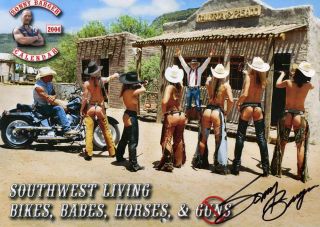   calendar   will vary slightly as these are hand signed by Sonny Barger