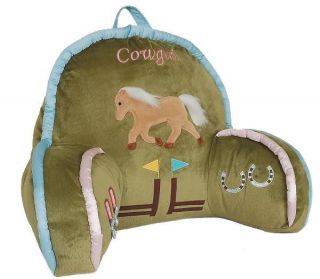 Kids Cowgirl Horse Western Lounge Pillow Backrest Reading New