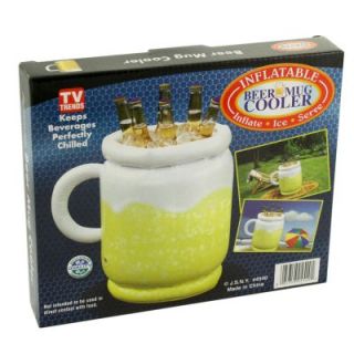 Inflatable Beer Mug Cooler Ice Chest Cold Drinks Soda Water BBQ Beach 