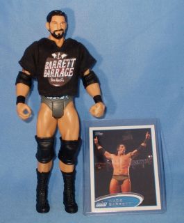 WWE WADE BARRETT Custom Mattel 20 Figure with Beard, Custom Shirt,Card 