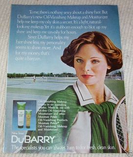 1976 Ad Dubarry Makeup Cosmetics Tennis Girl 1 Page Ad