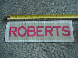 Vintage 1960s Roberts Surfboard Rice Paper Laminate Decal