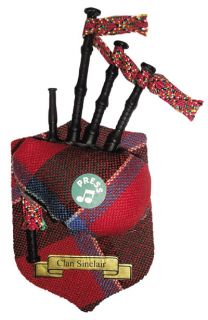   Gift Scotland Tartan Musical Clan Magnet Bagpipes Sinclair