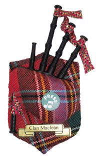 Great Gift Scotland Tartan Musical Clan Magnet Bagpipes MacLean