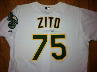 2006 Game Used Barry Zito Oakland As Jersey Autographed