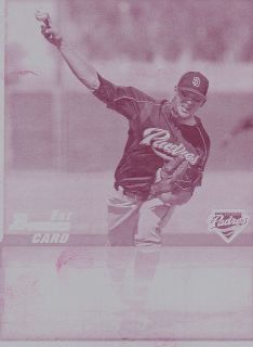 2009 bowman jerry sullivan printing plate 1 1 only one made