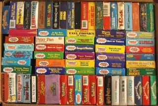 VHS Huge Lot of 72 Kids & Childrens Movie Video Tapes Thomas The Tank 