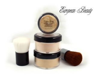   EB Mineral Makeup Gluten Free Bare Basics Kit Kabuki Light Med