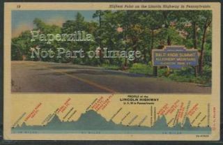 PA Bald Knob Summit Linen C40 Profile of Lincoln Hwy