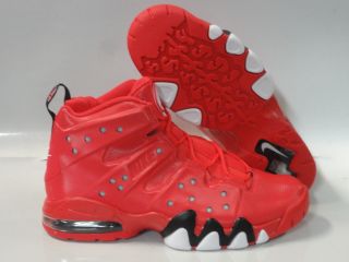 Nike Air Max Barkley Action Red White Black Sneakers Mens Size 14 