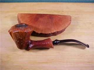 BARNABY BRAIR STRAIGHT RHODESIAN HAND MADE PIPE ~ UNIQUE WITH BRIAR 