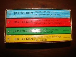   Tolkien Boxed Box Set The Lord of the Rings Hobbit Ballentine Ed. 1982
