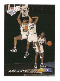   93 Shaquille ONeal Rooke Upper Deck Basketball Trading Card 1B