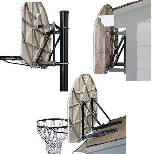 Basketball Backboard Rim Universal Mounting Bracket Mounts to Wall 