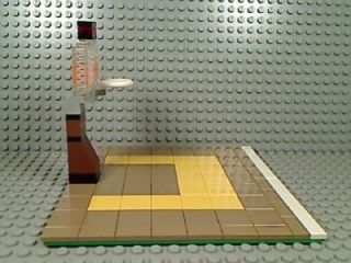 Lego Half Court Basketball Hoop Rim Shot Clock Sport Park School 